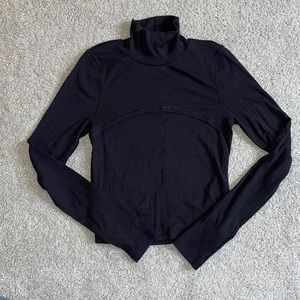 Wilfred Free Mock Neck Thermal Top, Size M